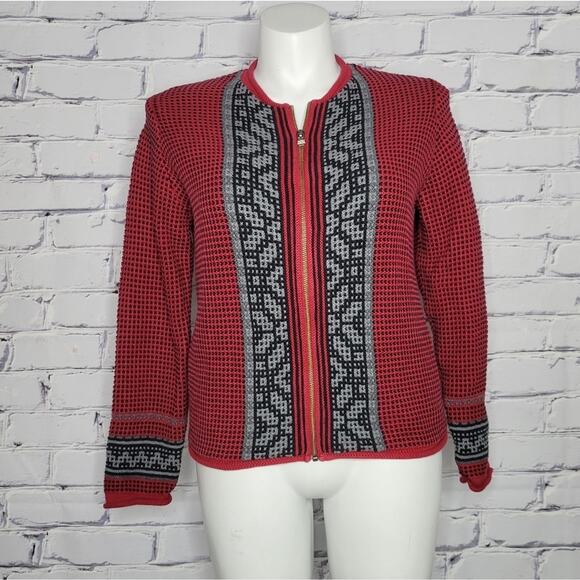 Woolrich Zip Up Cardigan, size Large - Picture 1 of 6